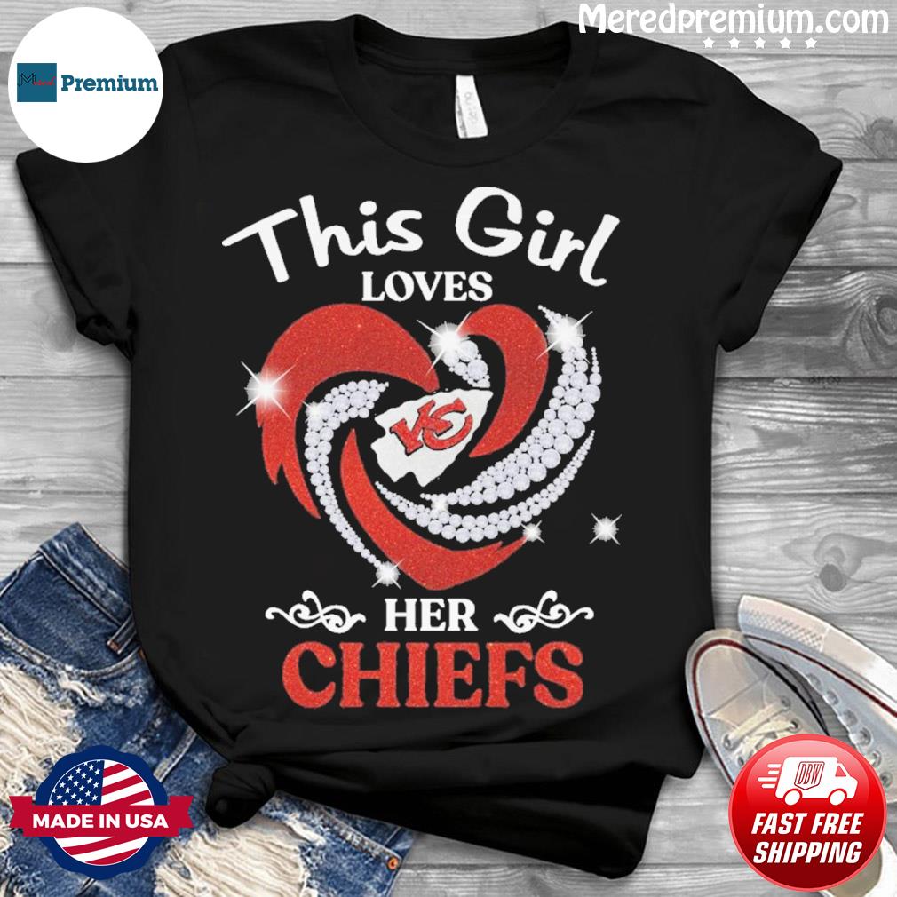 This Girl love her Chicago Cubs Diamond Heart shirt, hoodie, sweater, long  sleeve and tank top