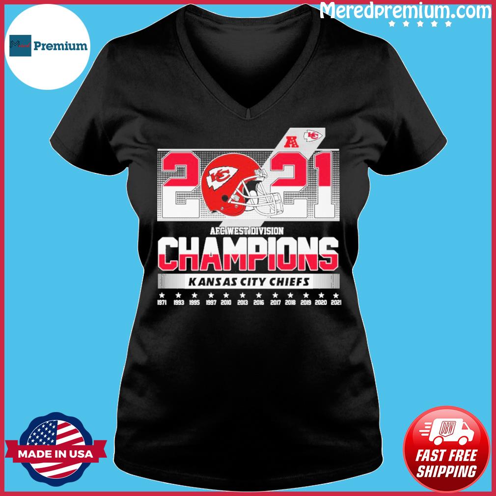 Kansas City Chiefs AFC West Division Champions 2021 Shirt, hoodie, sweater,  ladies v-neck and tank top