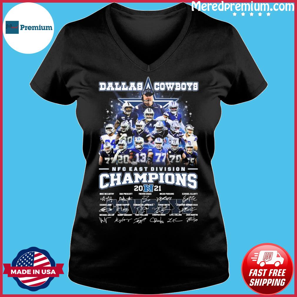 Dallas Cowboys team signature nfc east champions 2021 shirt, hoodie,  sweater, long sleeve and tank top