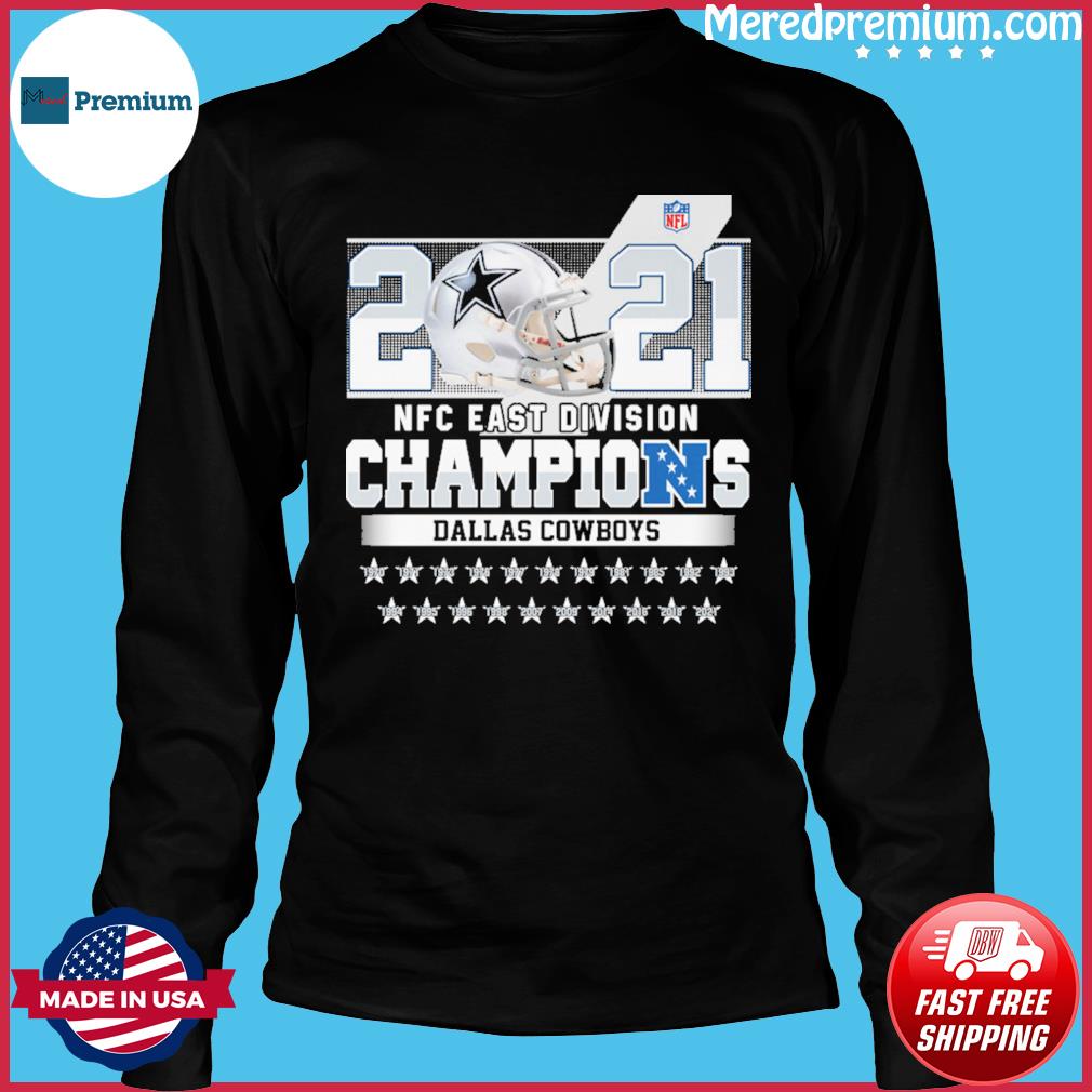 Dallas Cowboys football team 2021 NFC East Division Champions signatures  shirt, hoodie, sweater, long sleeve and tank top