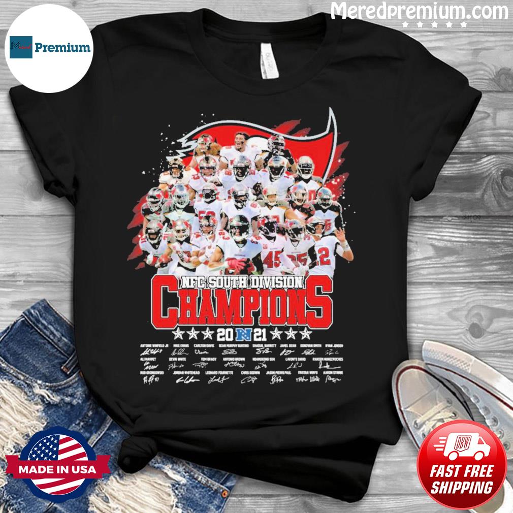 Official Nfc South Champions Tampa Bay Buccaneers Football Team 2021 Shirt,  hoodie, sweater, long sleeve and tank top