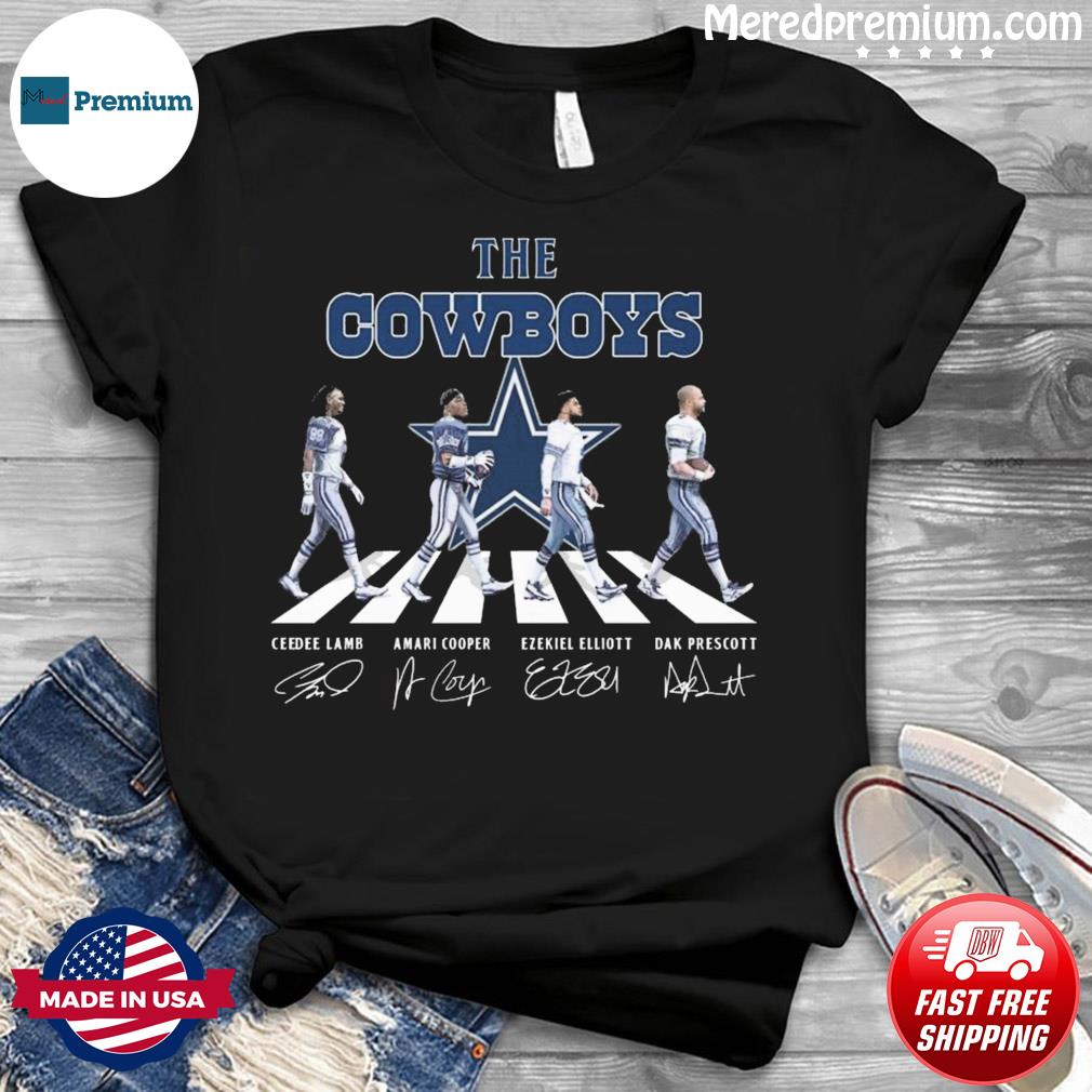 The Cowboys Walking Road Signature Shirt