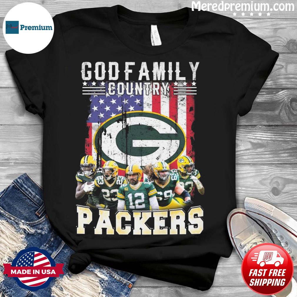 God family country Green Bay Packers team signatures shirt, hoodie,  sweater, long sleeve and tank top