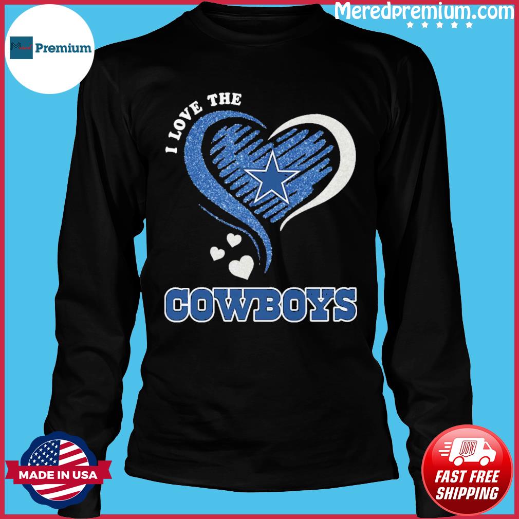 StutMarius I Love Cowboys Shirt, I Love Cowboys Hoodie