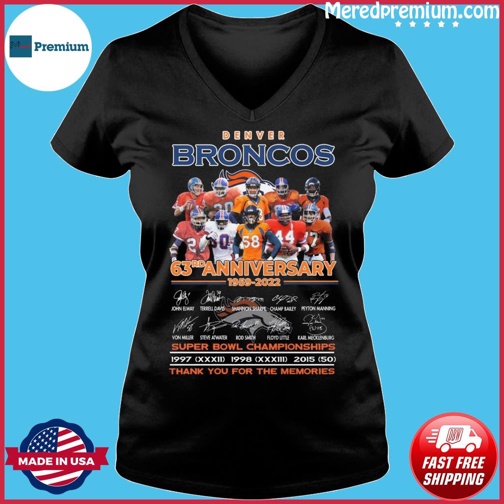 Official Denver Broncos 25th Anniversary 1997 2022 Signatures