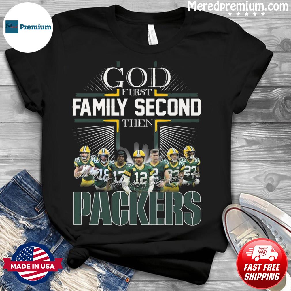 God First Family Second Then Chicago Cubs Signatures Shirt t-shirt