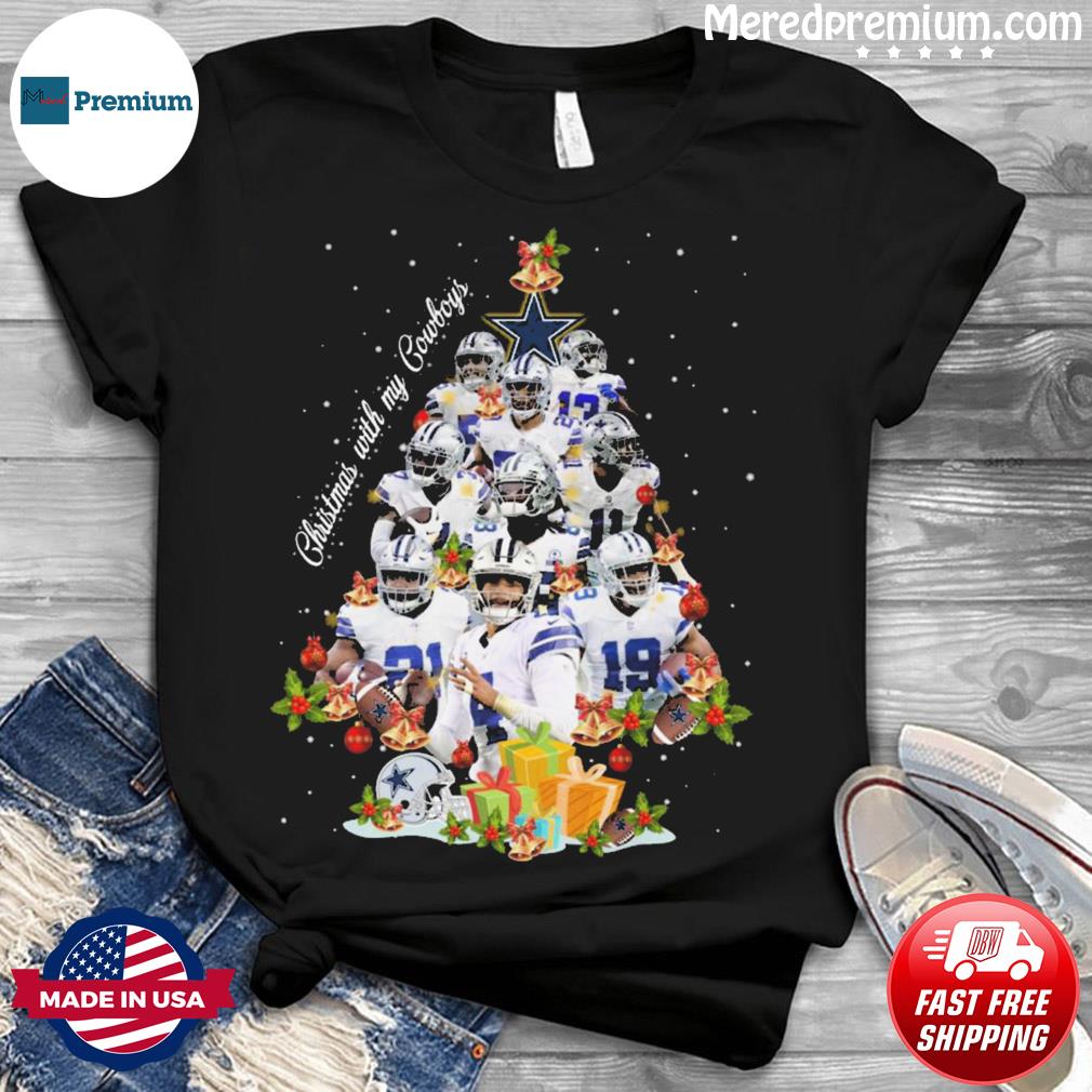 Xmas Tree Christmas With My Dallas Cowboys Shirt, hoodie, sweater, long  sleeve and tank top