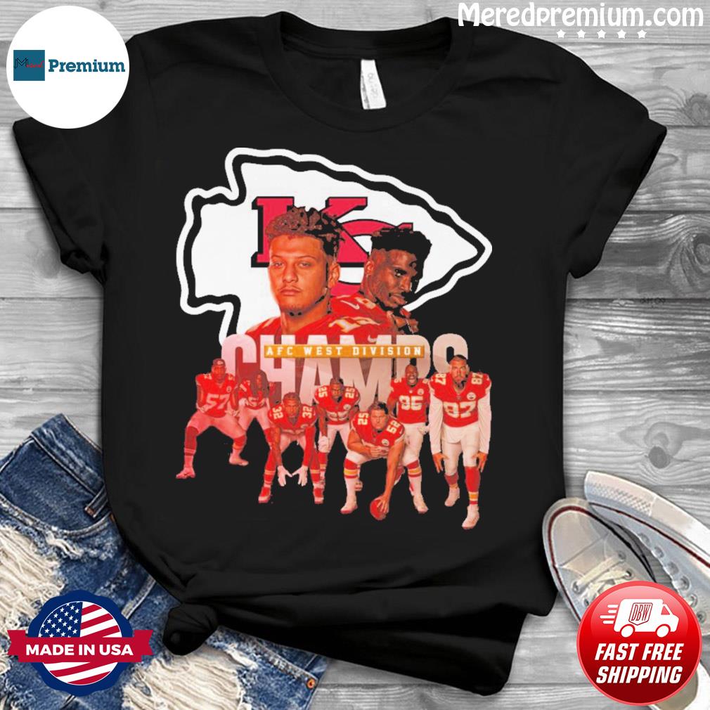 Kansas City Chiefs Team 2021 AFC West Champs T-shirt, hoodie, sweater, long  sleeve and tank top