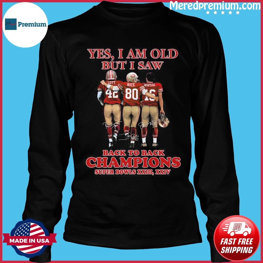 Champion Rice, Montana and Young San Francisco 49ers football shirt,  hoodie, sweater, long sleeve and tank top