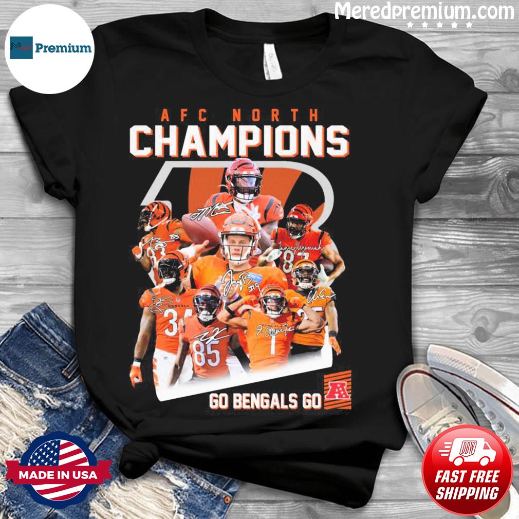 Official cincinnatI bengals afc north graphic shirt, hoodie, sweater, long  sleeve and tank top