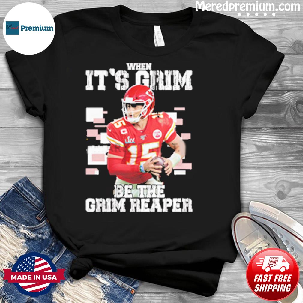 The Grim Reaper Patrick Mahomes Kc Chiefs Signature Shirt