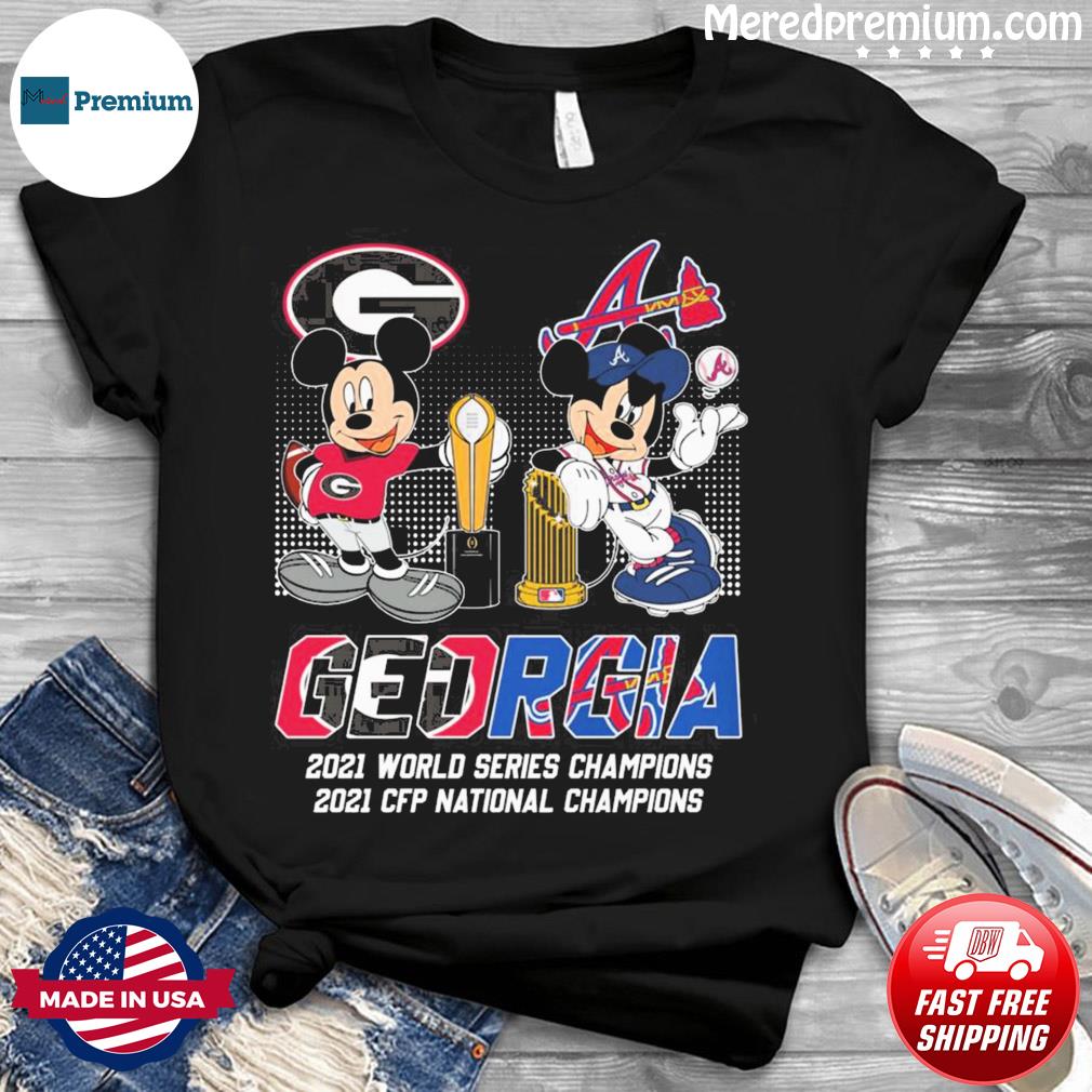 BEST Georgia Bulldogs Atlanta Braves 2021 World Championship Shirt