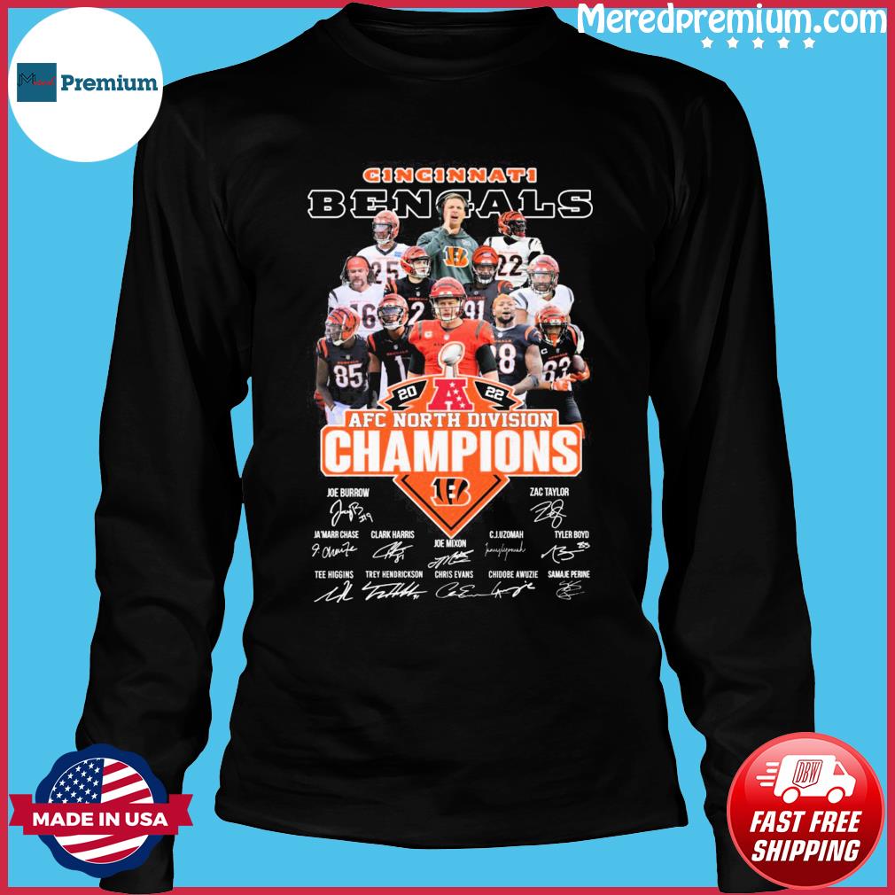 Afc North Division Champions Signatures Pittsburgh Steelers Team Football  Shirt, hoodie, sweater, long sleeve and tank top