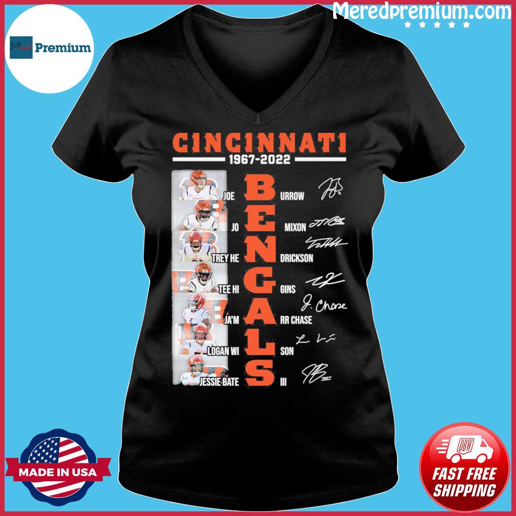 Cincinnati Bengals Team players retro shirt, hoodie, sweater, long sleeve  and tank top