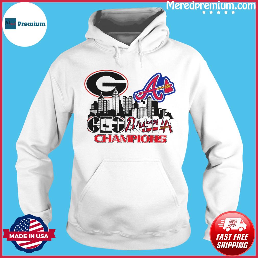 Premium 2021 Champions UGA Georgia Bulldogs Braves Shirt, hoodie, sweater,  long sleeve and tank top