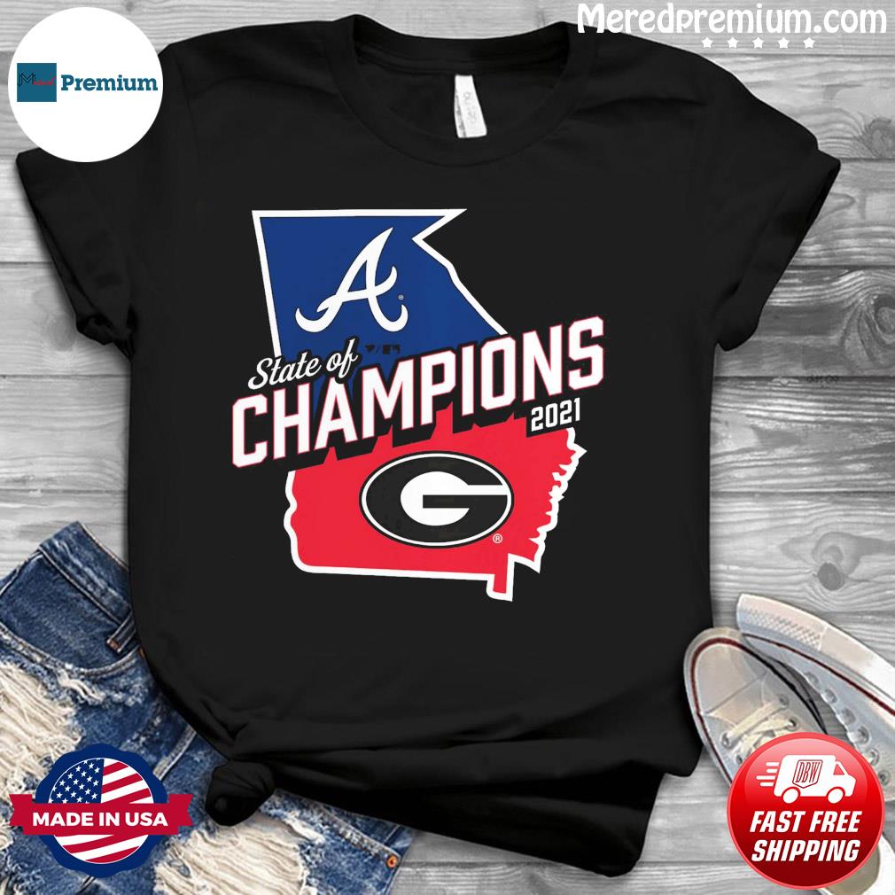 FREE shipping Georgia Bulldogs And Atlanta Braves Shirt, Unisex