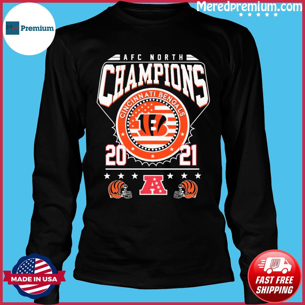 Cincinnati Bengals Playoffs AFC North 2021 Champions t-shirt,Sweater,  Hoodie, And Long Sleeved, Ladies, Tank Top