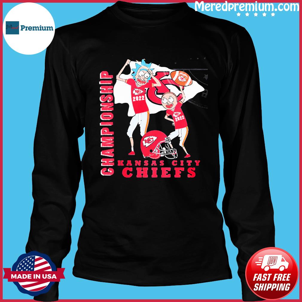 Rick And Morty Kansas City Chiefs 2022 AFC Conference Championship T-Shirt,  hoodie, sweater, long sleeve and tank top