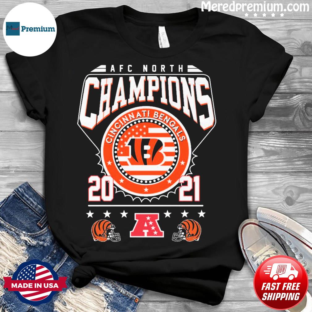 Cincinnati Bengals Playoffs AFC North 2021 Champions t-shirt, hoodie,  sweater, long sleeve and tank top