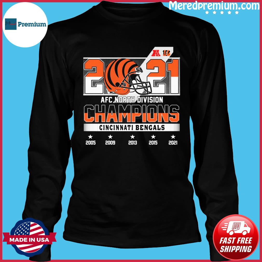 Cincinnati Bengals 2021 2022 AFC North Division Champions NFL football shirt,  hoodie, sweatshirt and tank top