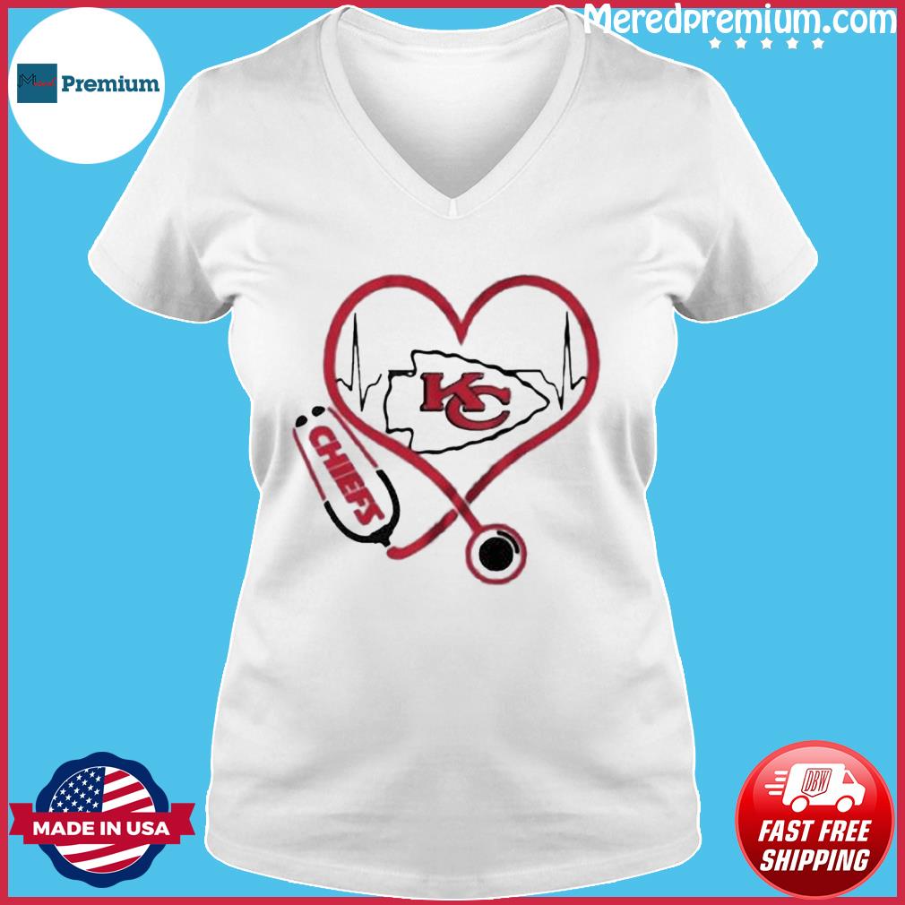 Nurse Heartbeat Kansas City Chiefs shirt, hoodie, sweater and v