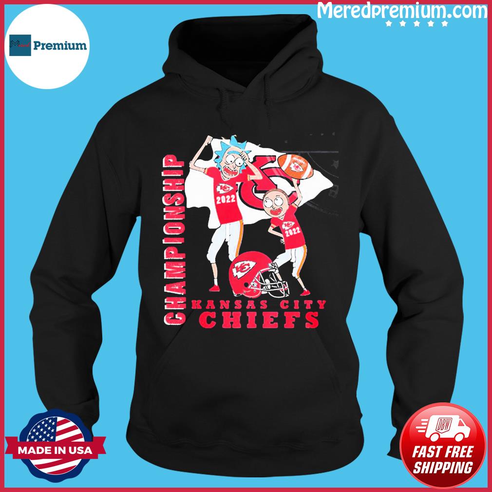 Rick And Morty Kansas City Chiefs 2022 AFC Conference Championship T-Shirt,  hoodie, sweater, long sleeve and tank top