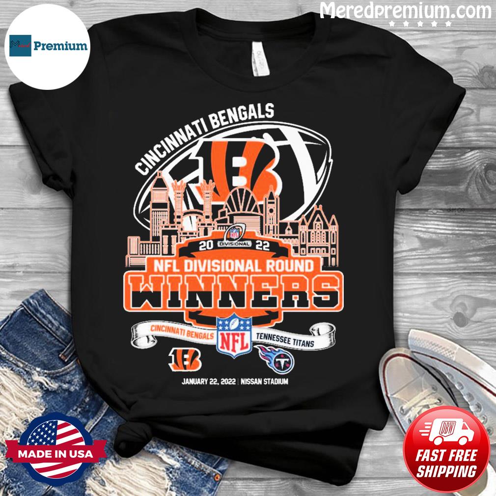 Cincinati Bengals 2022 NFL Division Round Champions Bengals vs Titans  shirt, hoodie, sweater, long sleeve and tank top