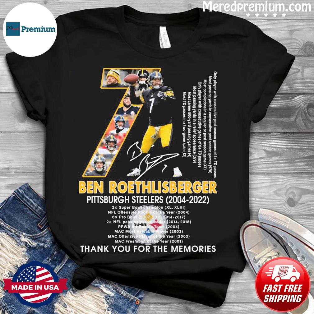 thank you ben roethlisberger shirt