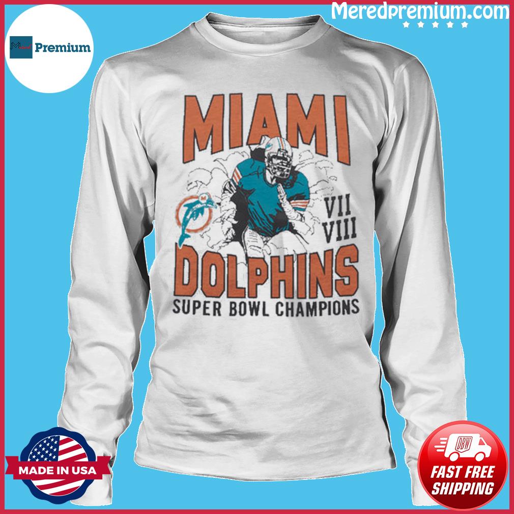 Miami Dolphins 2-time super bowl champions shirt, hoodie, sweater and  v-neck t-shirt