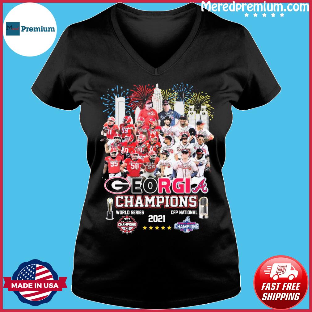 Atlanta Braves Football Player 2021 world series Champions signatures shirt,  hoodie, sweater and long sleeve