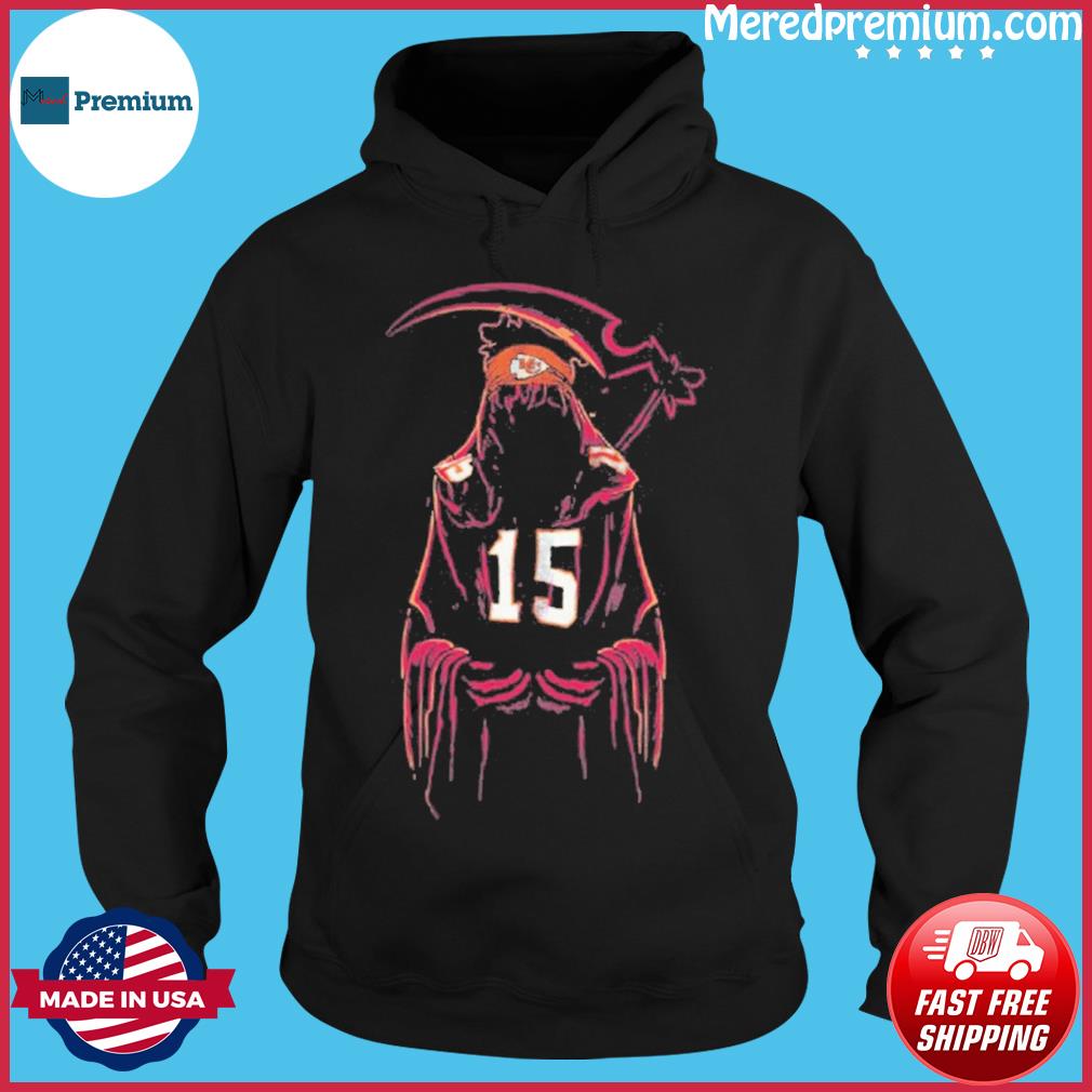 Patrick Mahomes II Grim Reaper Shirt + Hoodie - Brixtee Apparel