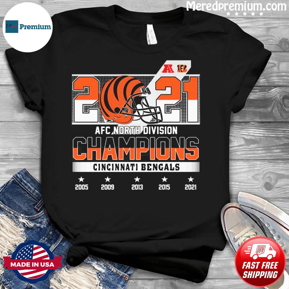 Cincinnati Bengals 2021 2022 AFC North Division Champions signatures  T-shirt, hoodie, sweater, long sleeve and tank top