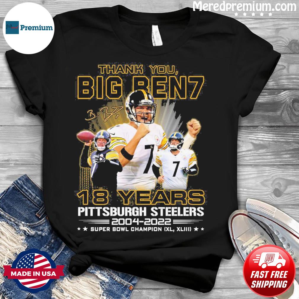 Ben Roethlisberger Big Ben 7 Steelers Pittsburgh 2022 T-Shirt, hoodie,  sweater and long sleeve