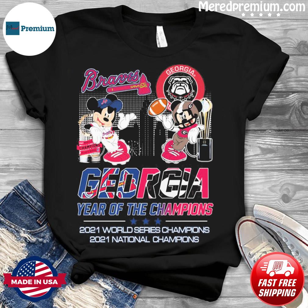 Mickey Atlanta Braves World Series Champions 2021 Shirt - Trends