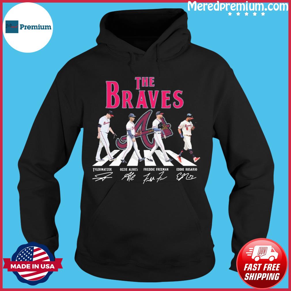 The Braves abbey road signature shirt, hoodie, sweater, long