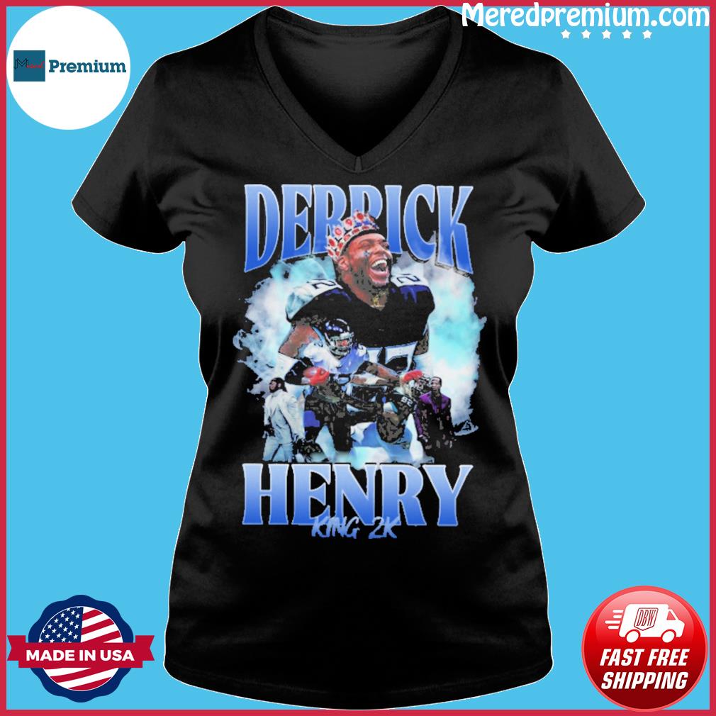 Tennessee Titans King Derrick Henry The King Signature Tee Shirt