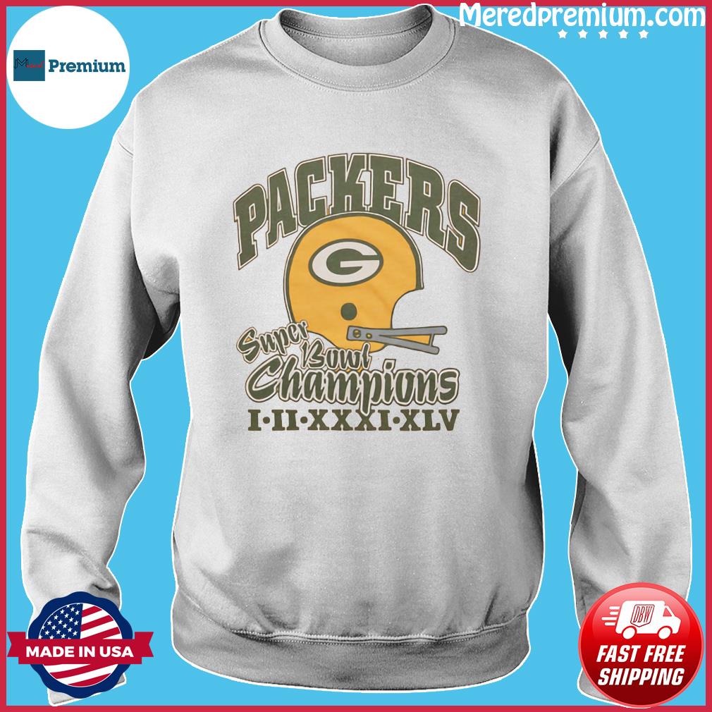 Green Bay Packers 4 Time Super Bowl Champions Shirt, hoodie, sweater, long  sleeve and tank top