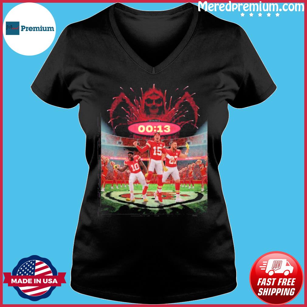 Chiefs 13 Seconds T-Shirt Be The Grim Reaper 13 Second