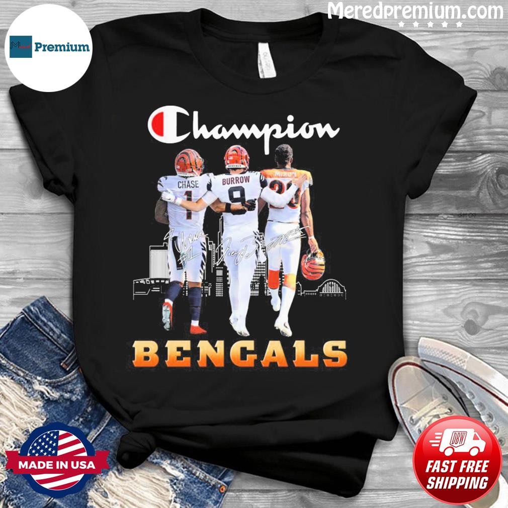 The Bengals Abbey Road Team Champions Signatures Shirt, hoodie, sweater,  long sleeve and tank top