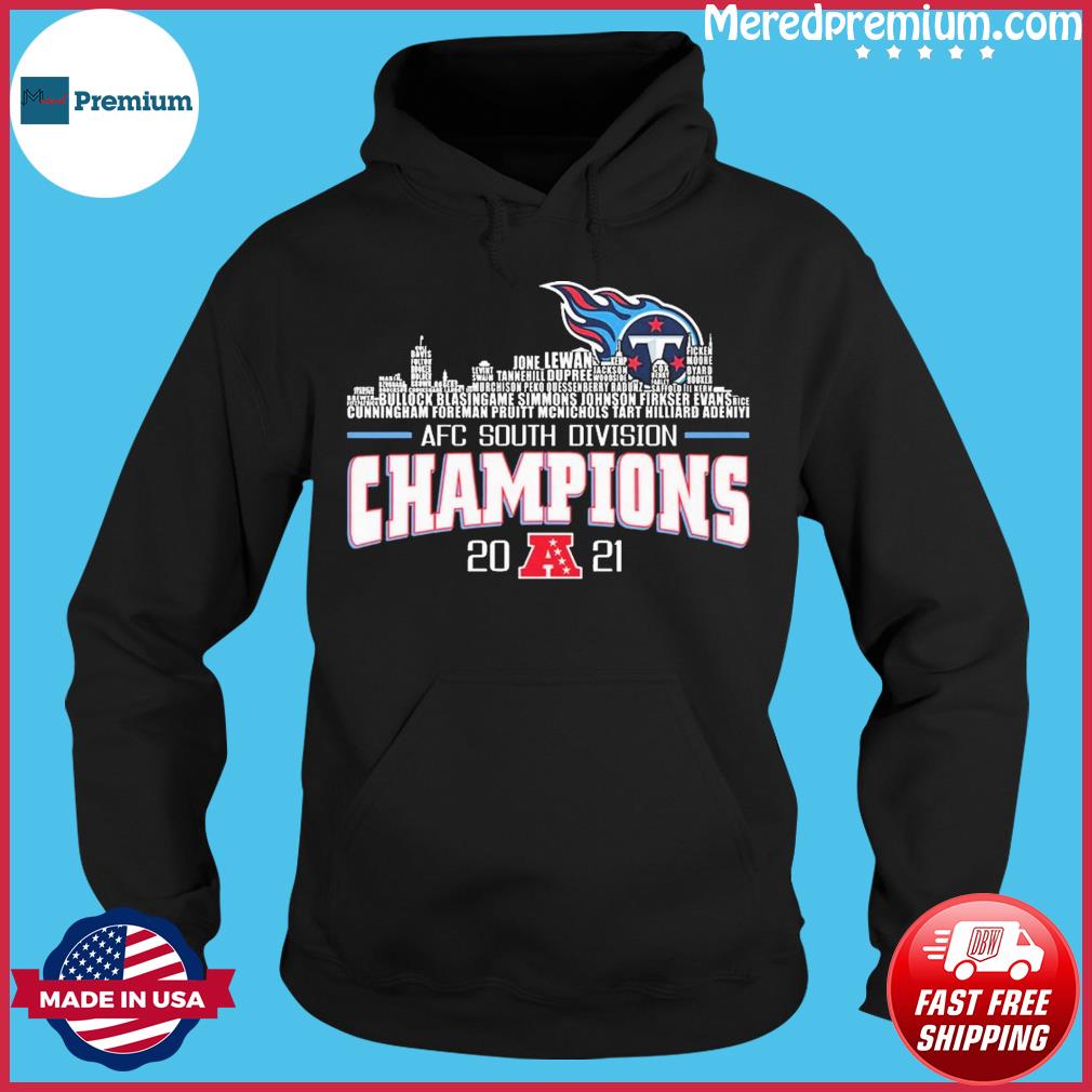 Official Tennessee titans afc south division champions trophy collection  shirt, hoodie, longsleeve tee, sweater