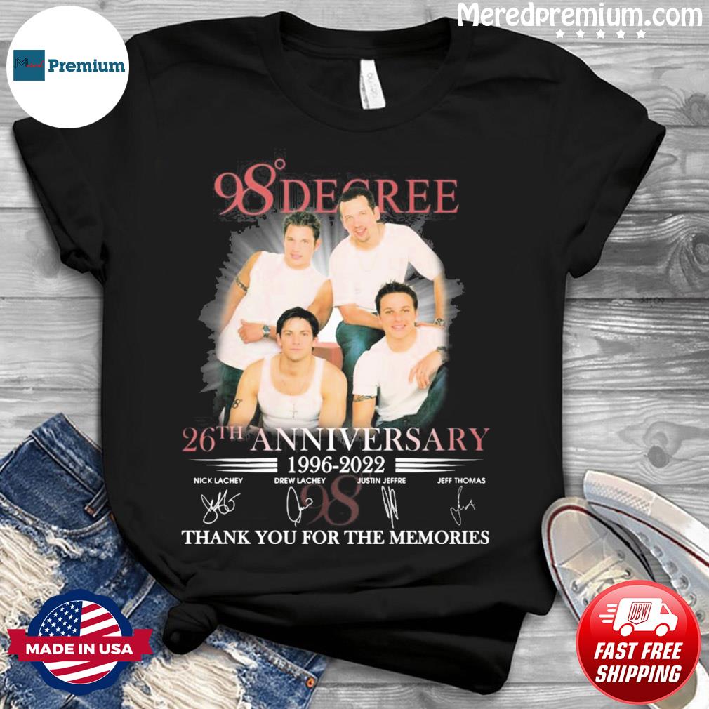 98 Degrees 26th Anniversary 1996 2022 Signatures Thank You For The