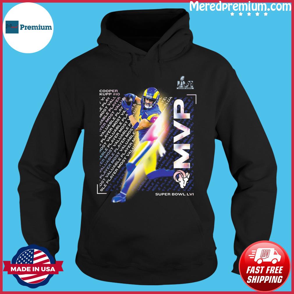 Cooper Kupp 10 MVP Los Angeles Rams Champ Super Bowl LVI Shirt,Sweater,  Hoodie, And Long Sleeved, Ladies, Tank Top