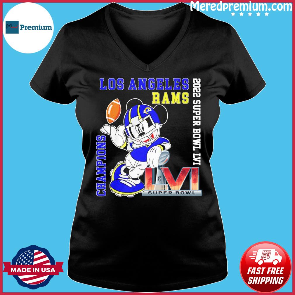 Super bowl 2022 mickey los angeles rams champions shirt, hoodie, sweater,  long sleeve and tank top