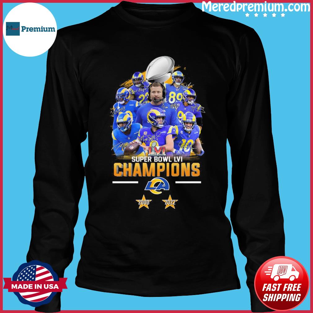 Los angeles rams 2022 super bowl champions shirt, hoodie, sweater, long  sleeve and tank top