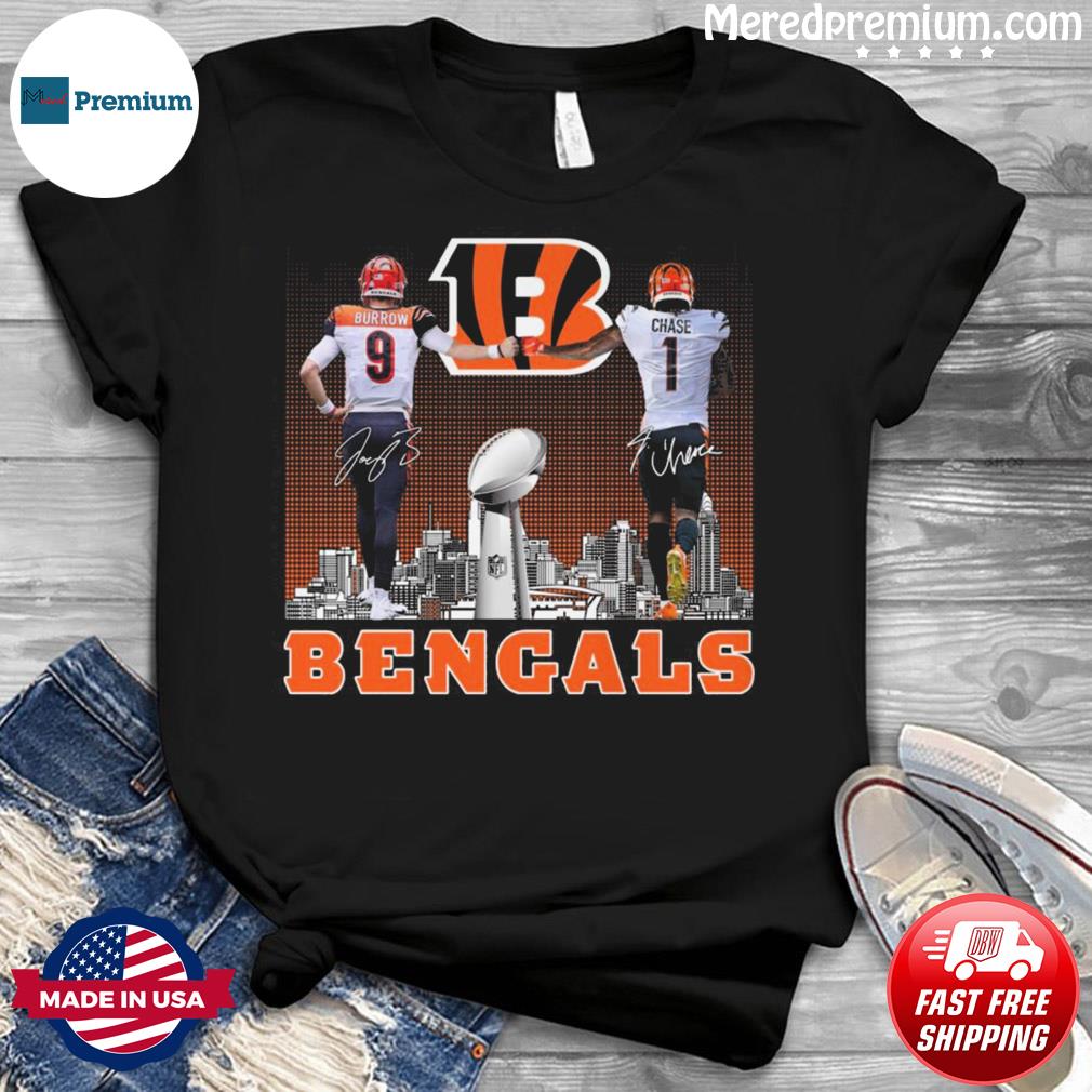 Joe Burrow Ja'marr Chase Cincinnati Bengals football funny shirt, hoodie,  sweater, long sleeve and tank top