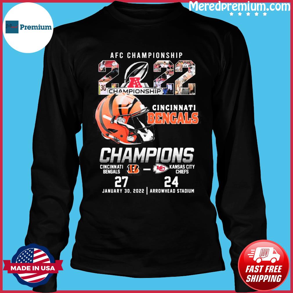 Cincinnati Bengals vs. Kansas City Chiefs 2022 AFC Championship shirt,  hoodie, sweater, long sleeve and tank top