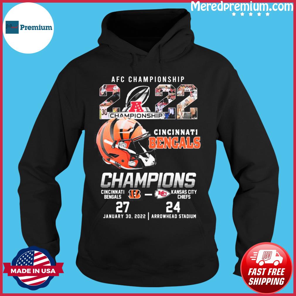 Cincinnati Bengals AFC championship game champions shirt, hoodie, sweater  and v-neck t-shirt