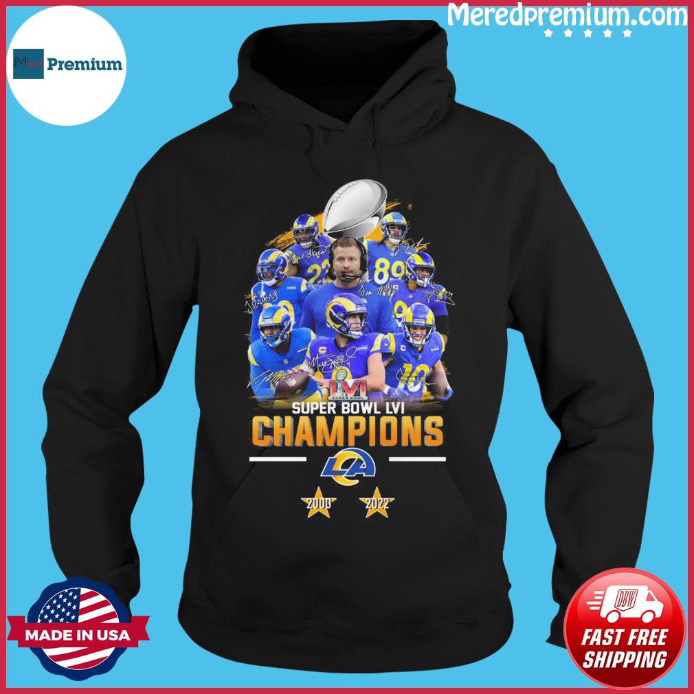 Los Angeles Rams Team Super Bowl Champions 2022 Shirt, hoodie, sweater,  long sleeve and tank top