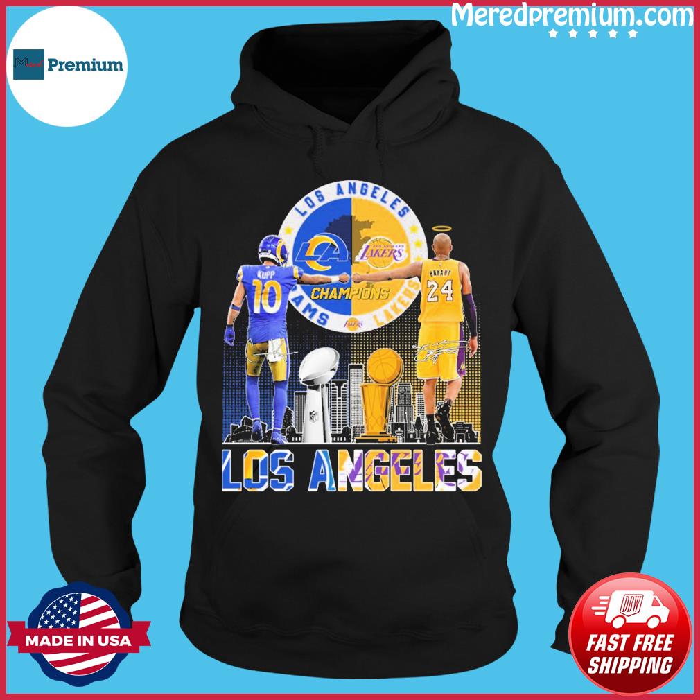 Cooper Kupp And Kobe Bryant Los Angeles Sport Teams Champion Signatures  Shirt, hoodie, sweater, long sleeve and tank top