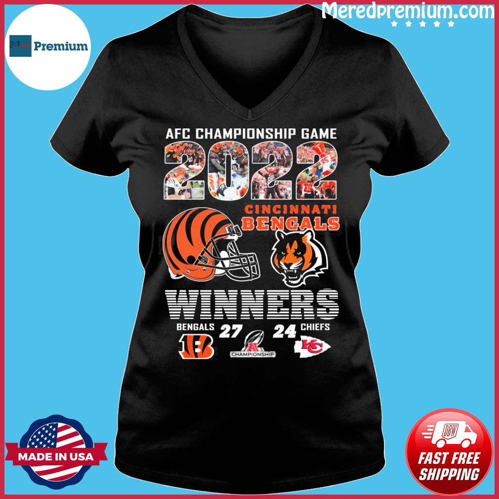 Premium Cincinnati bengals winners 2022 afc championship shirt, hoodie,  sweater, long sleeve and tank top